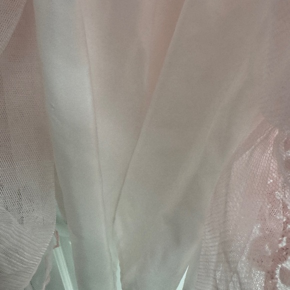 NWOT Bonnie Jean 3T Girls Pink A-Line Floral Chiffon Sleeveless Dress - Picture 6 of 7